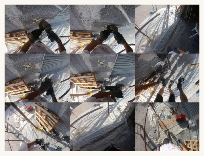 3x3 storyboard evidence from egocentric video for token-efficient video QA